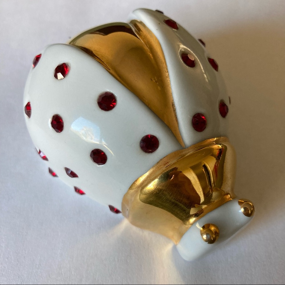 Capodimonte Polaris Ladybug Swarovski Crystals